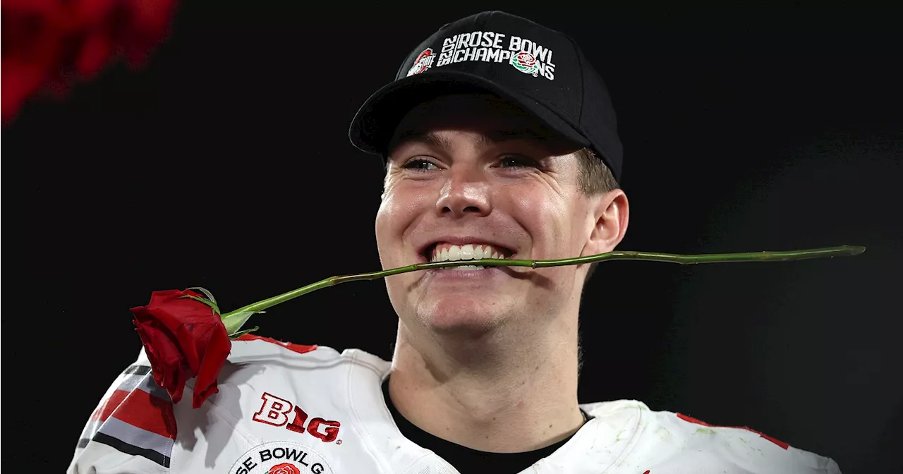 Ohio State's Will Howard Seals Rose Bowl Victory with a Kiss