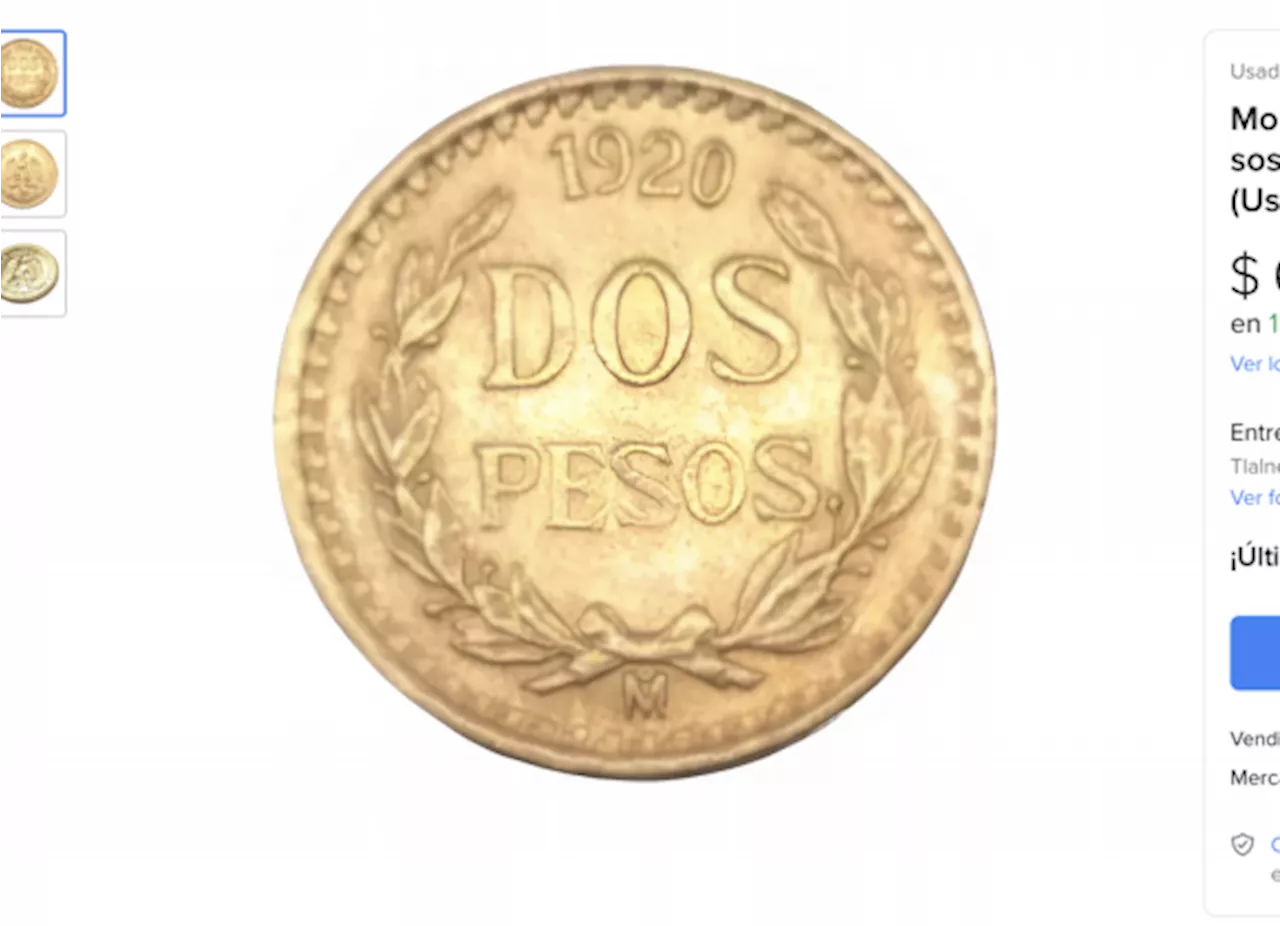 Moneda de Oro Mexicana de 1920: Un Tesoro en tu Bolsillo