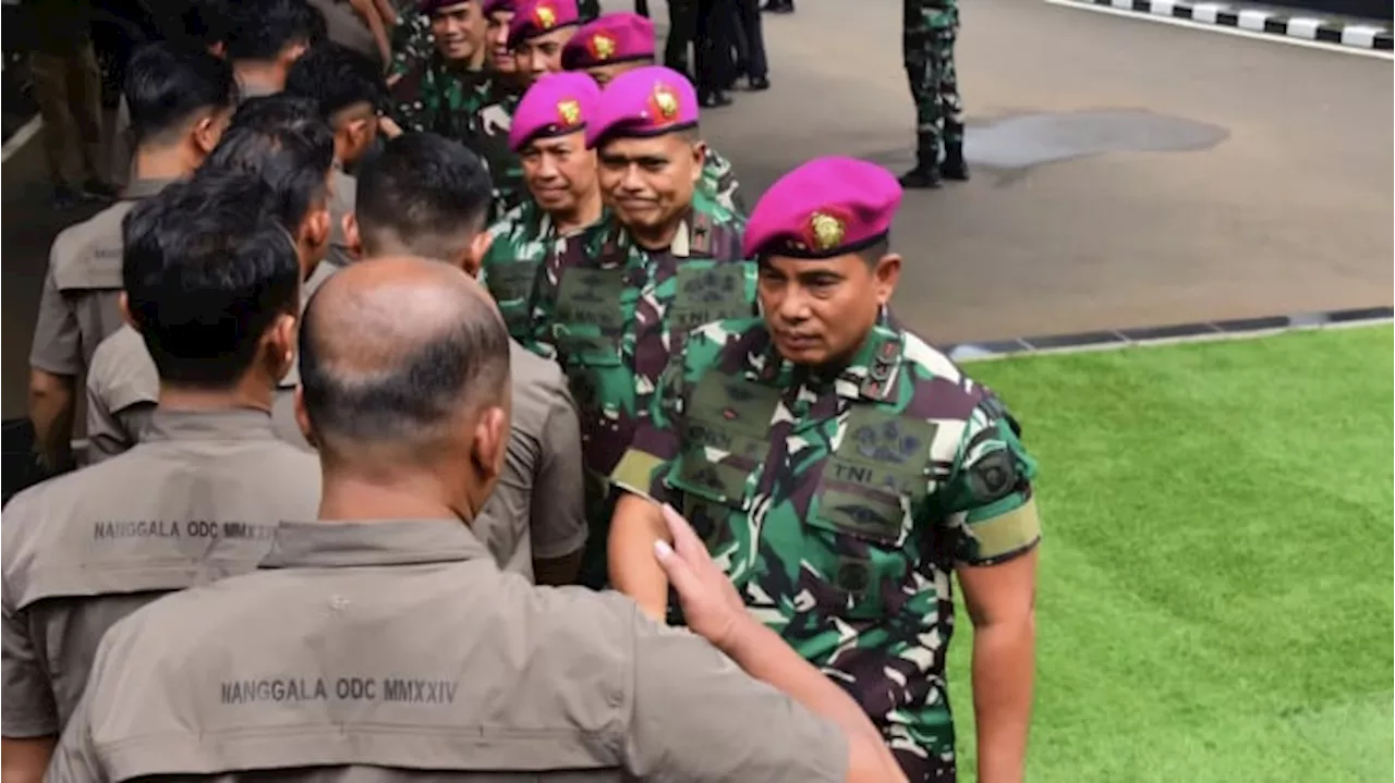 6 Bulan Bergerak Senyap di Papua, Puluhan Prajurit Marinir yang Tergabung di Satgas Damai Cartenz Kembali ke Home Base