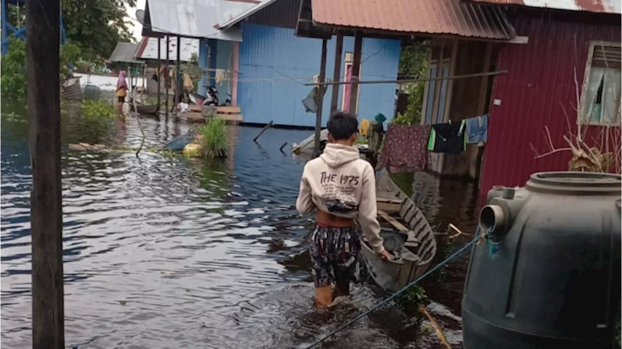 Banjir Melanda HSU, Ribuan Rumah dan Fasilitas terendam