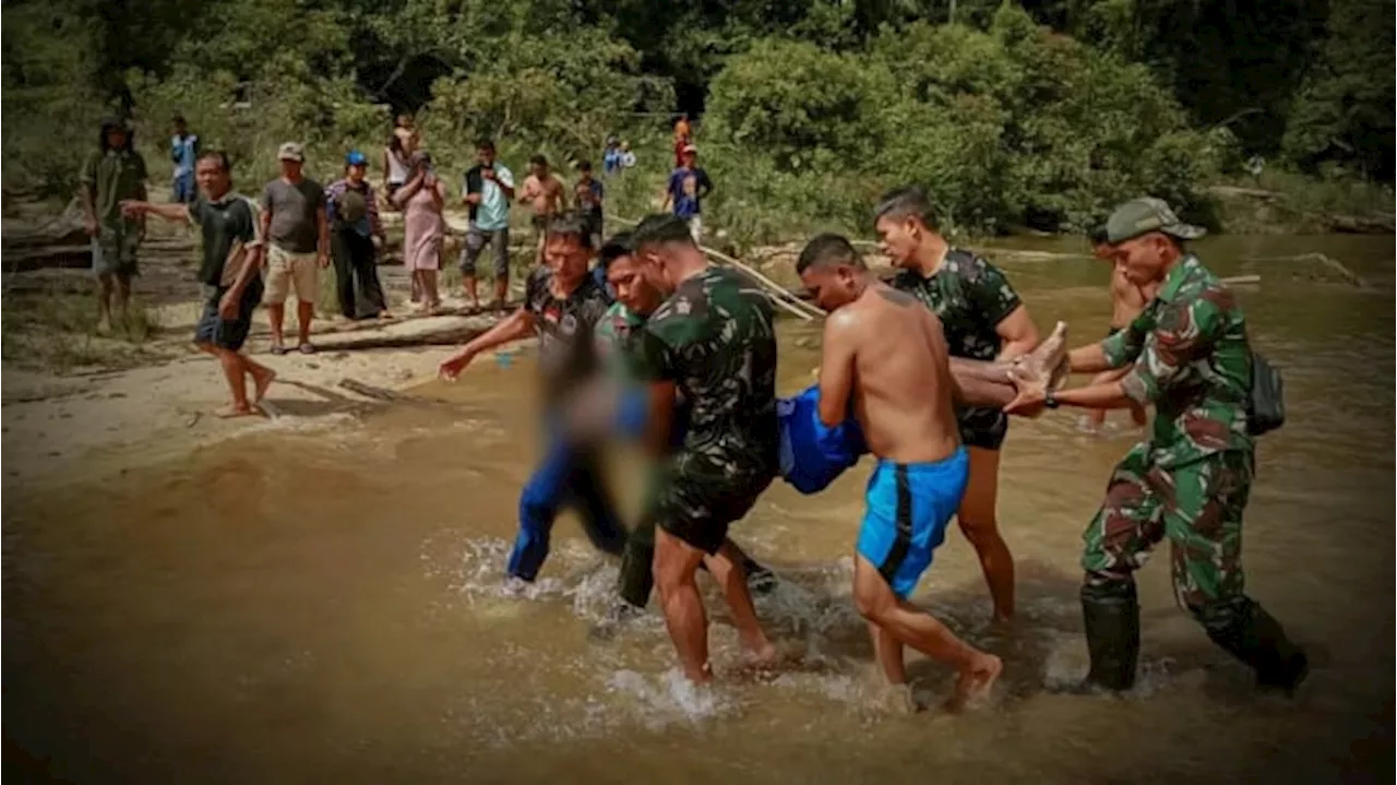 Peristiwa Tragis Yulius di Sungai Perbatasan Malaysia, Pasukan Guntur Geni Kostrad TNI Turun Tangan