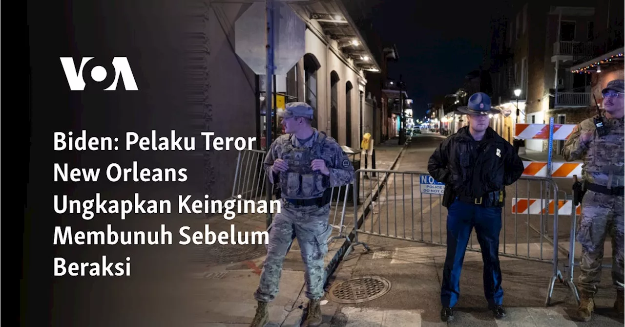 Serangan Teror di New Orleans Tewaskan 15 Orang