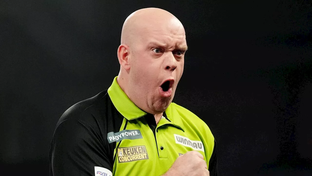 Van Gerwen im Darts-WM Finale