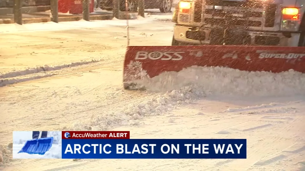 Busy snowy Sunday for hundreds of PennDOT crews and residents removing snow, ice