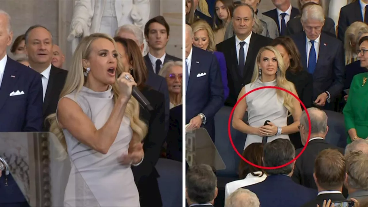 Carrie Underwood Saves Inauguration Day with A Cappella Performance