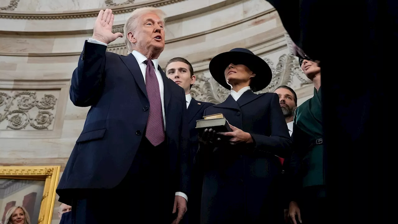 Trump Sworn In as 47th President Without Placing Hand on Bible