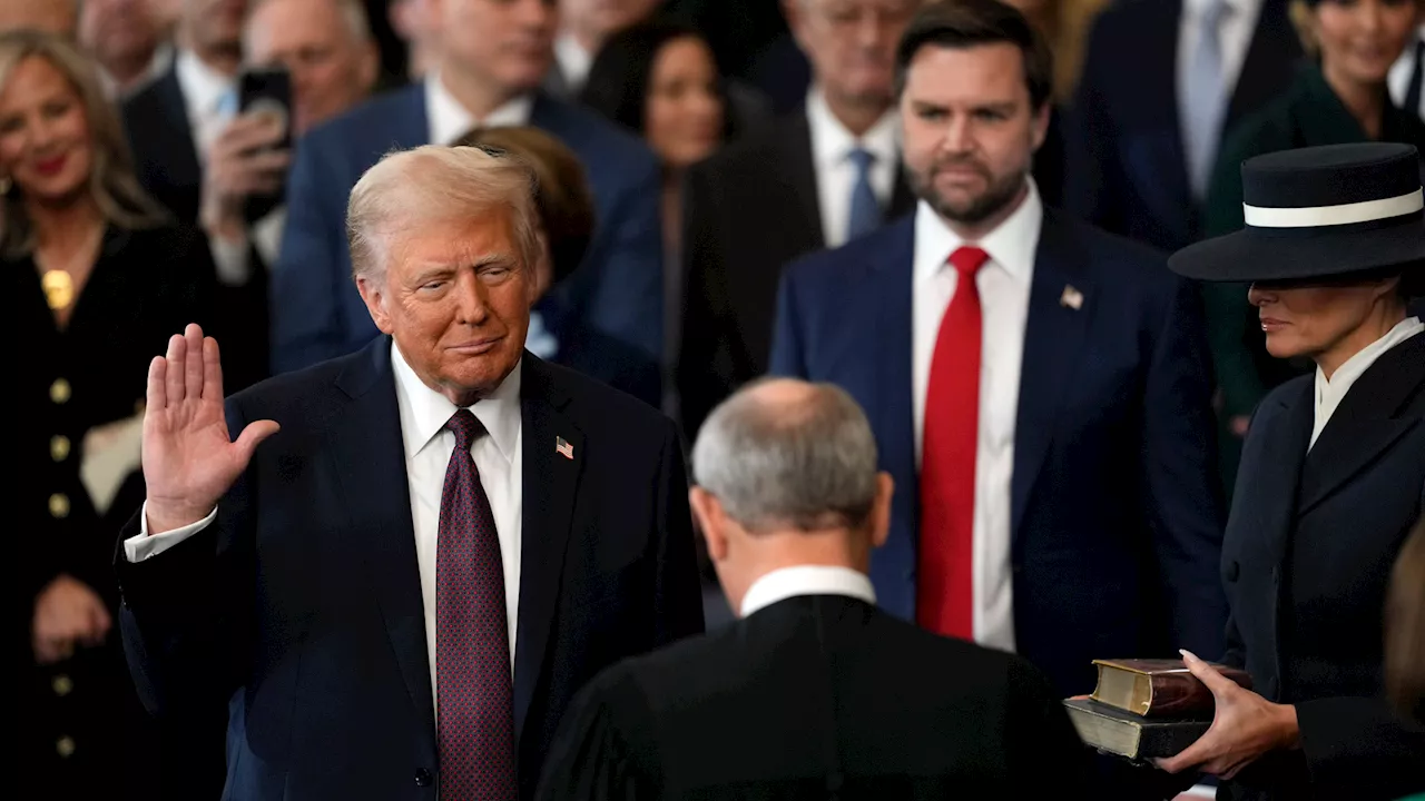 Trump Takes Oath for Second Term, Promises 'Golden Age' Amidst Cold Inauguration