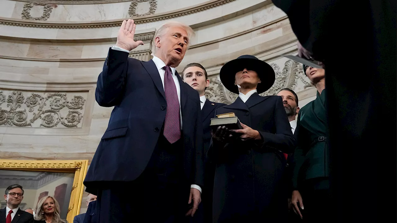 Trump Sworn In as 47th US President Without Placing Hand on Bible