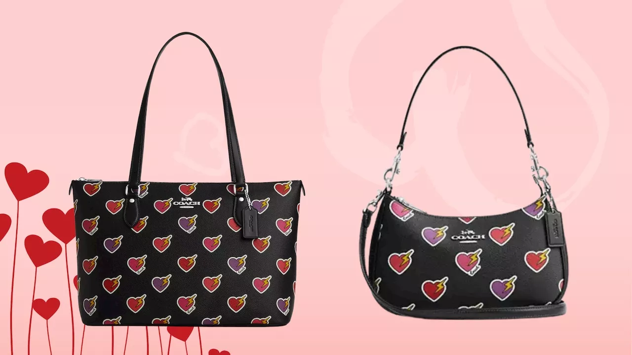 Coach Outlet Bags With Heart-Shaped Patterns Discounted Up to 70% Off