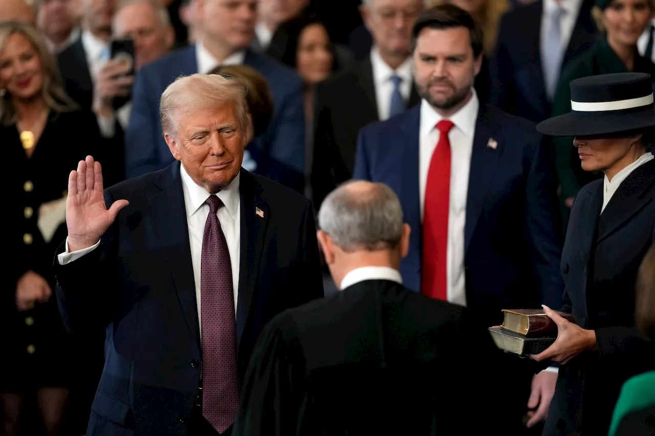 Trump Inaugurated as 47th President, Vows 'Revolution of Common Sense'