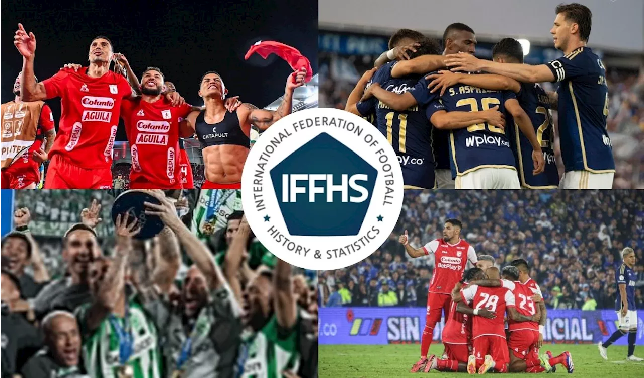IFFHS sorprendió nombrando al mejor equipo de Colombia durante 2024