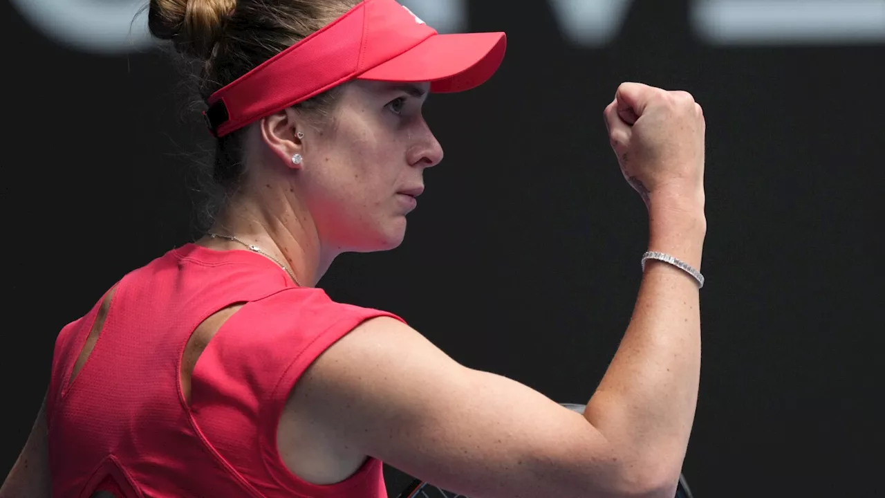 Elina Svitolina rallies to reach the Australian Open quarterfinals for the third time