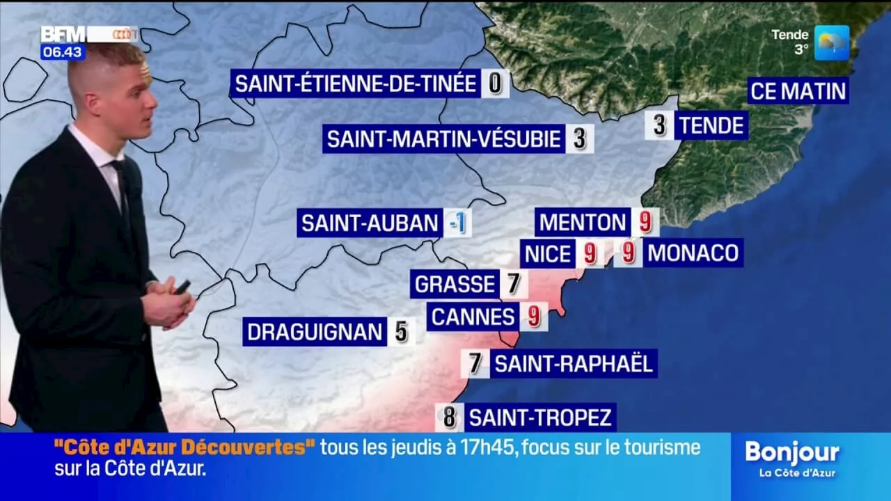 Météo Côte d'Azur: un lundi gris, 13°C attendus à Cannes