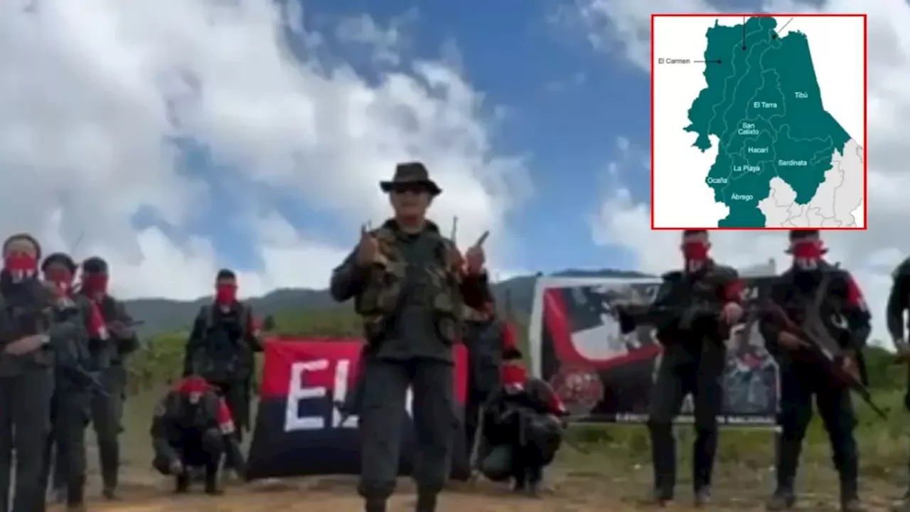 Guerrilleros del ELN podrían estar detrás de la violencia en el Catatumbo