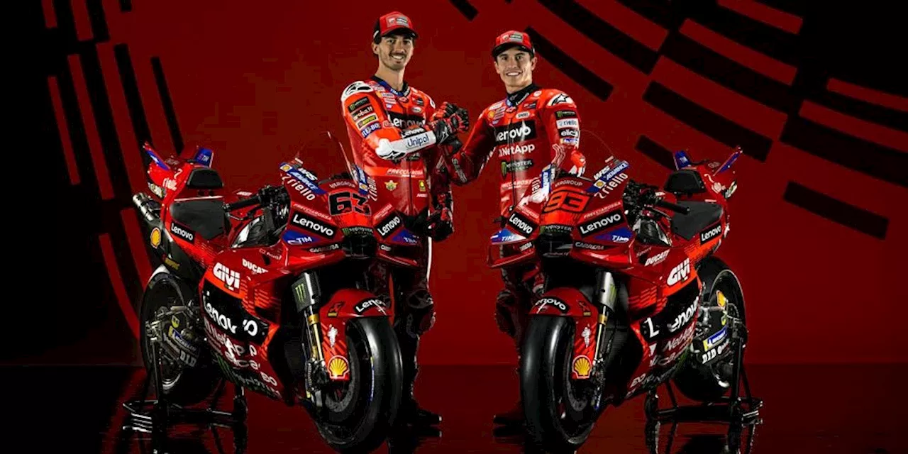 Foto: Ducati Lenovo Team Pamer Skuad Baru, Siap Rebut Nomor 1 Bareng Pecco Bagnaia dan Marc Marquez di MotoGP 2025