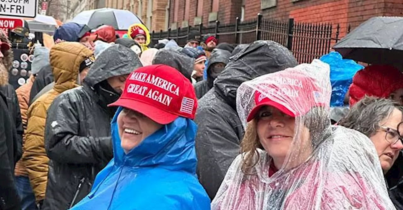 Supporters Gather for Trump’s Inauguration Eve ‘Victory Rally’