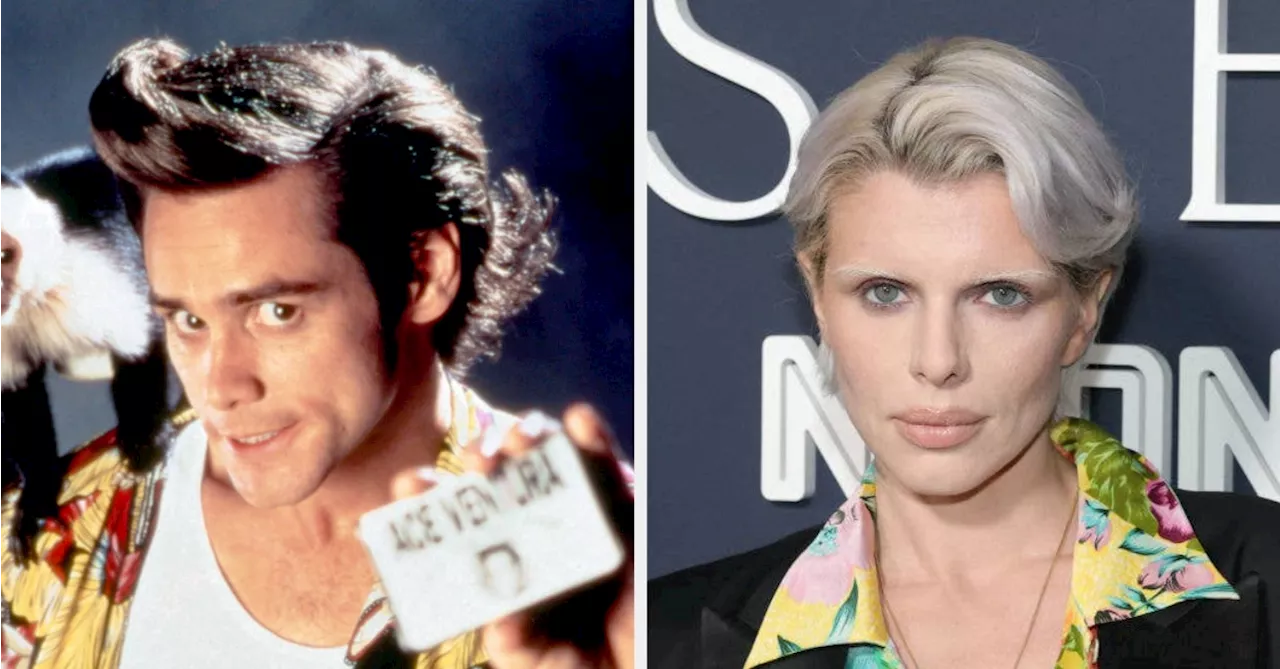 Julia Fox Ditches Long Hair for a Jaw-Dropping 'Ace Ventura' Inspired Pixie Cut