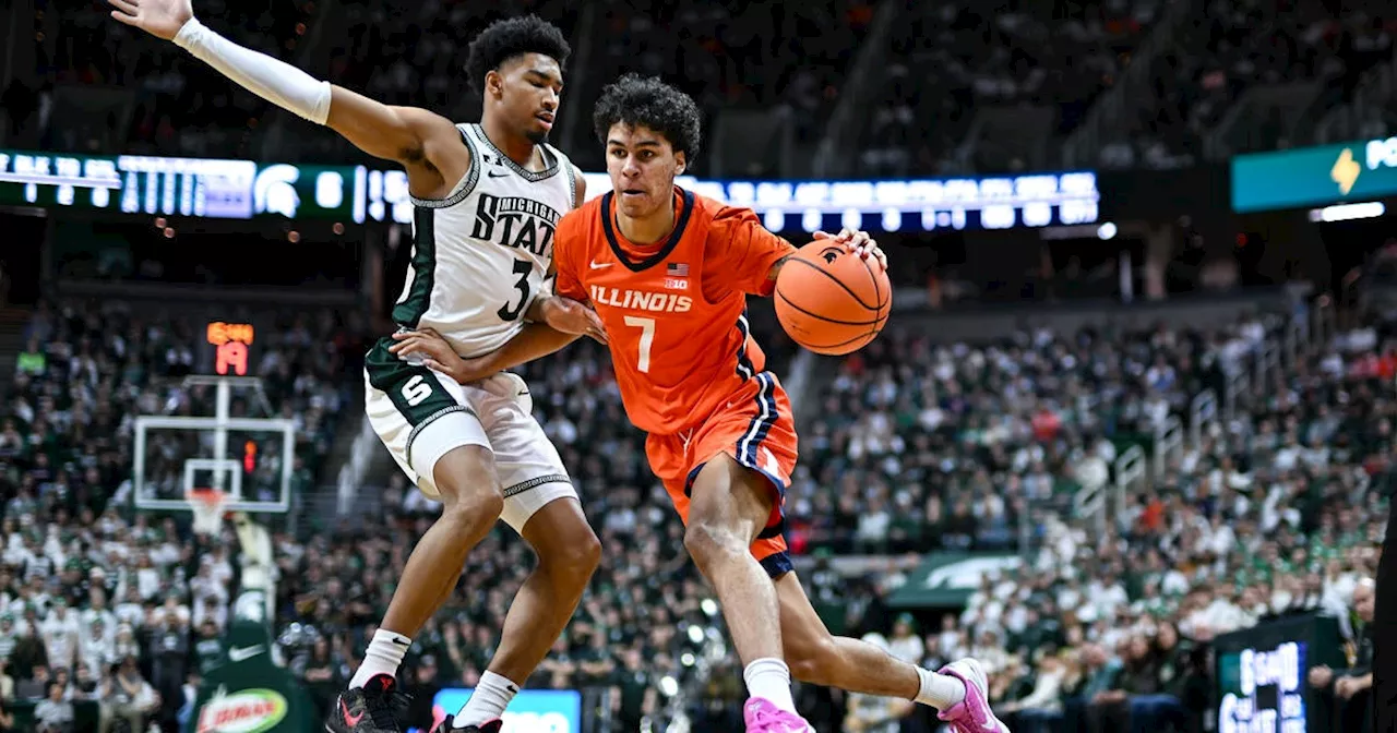 Illini take 10-point lead in first half, but lose to Michigan State