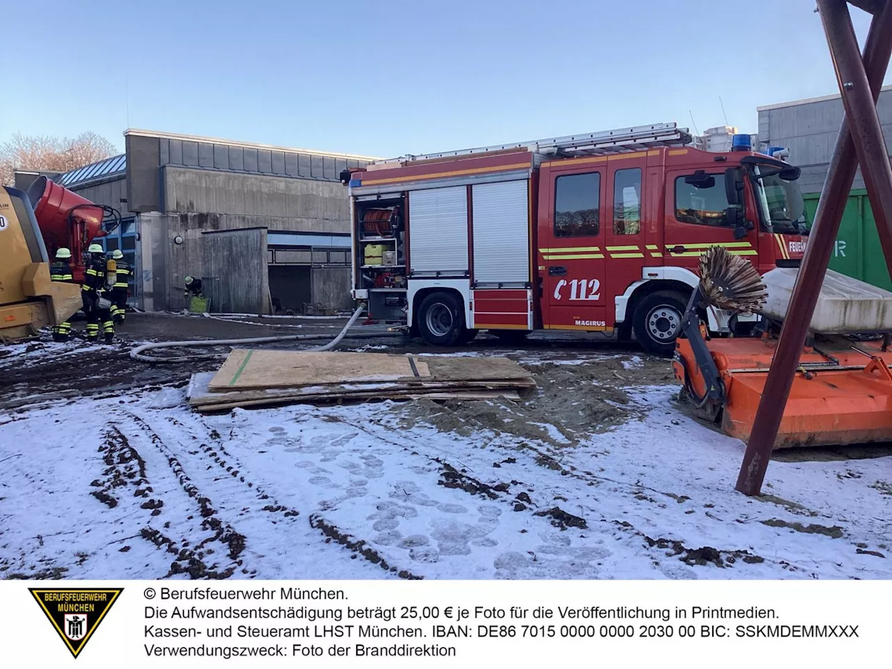 Mehrere Notrufe bei der Feuerwehr München am Wochenende