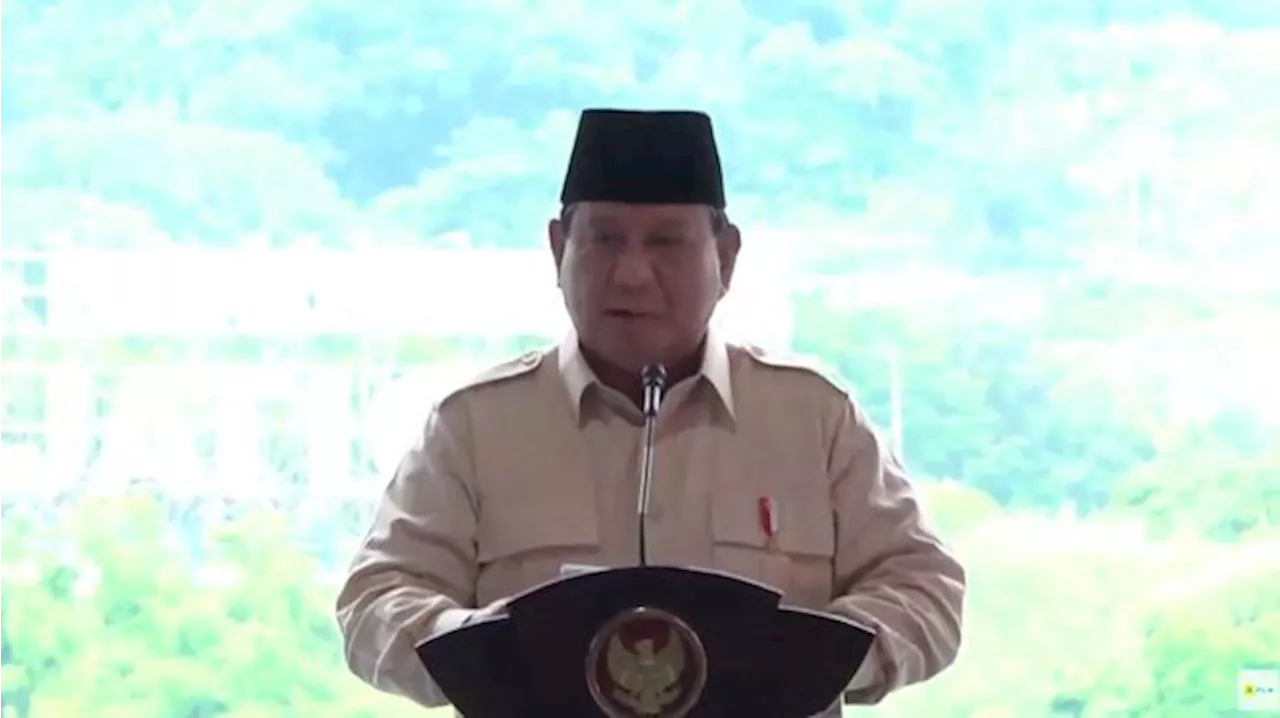 Prabowo Puji Jokowi Saat Meresmikan Puluhan Proyek Listrik di Sumedang