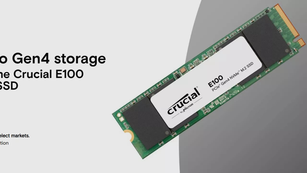 Heimlich eingeführt: SSD-Serie Crucial E100 erreicht den Markt im TBW-Tiefflug