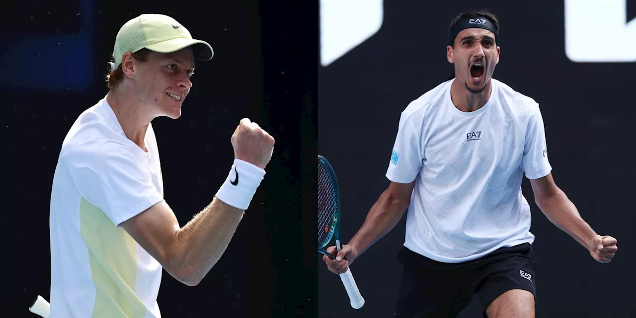 Sinner-Sonego, storico derby italiano agli Australian Open: quando potrebbero sfidarsi