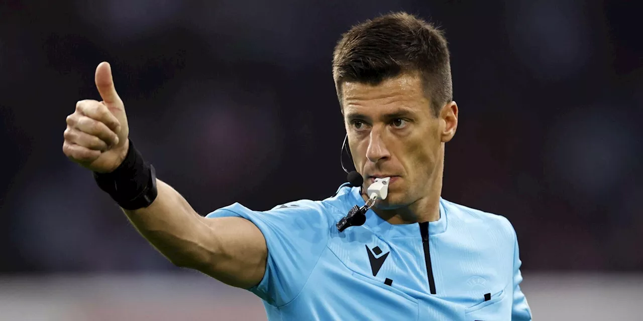 Uefa ufficializza gli arbitri per la settima giornata di Champions League