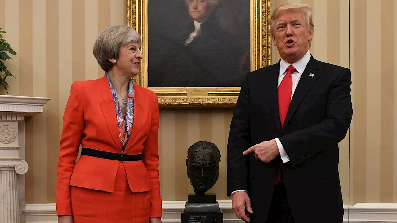 Nigel Farage says Donald Trump WILL return the Winston Churchill bust to the Oval Office