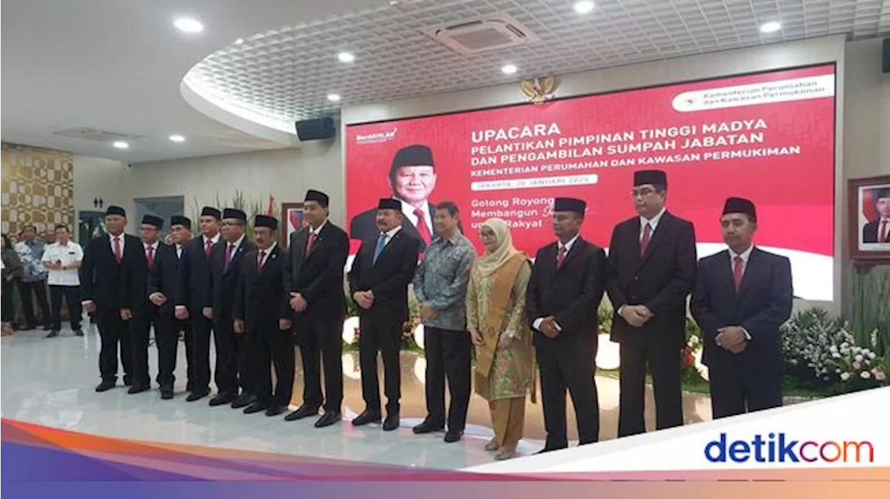 Ara Lantik Pejabat Kementerian PKP, Hashim hingga Jaksa Agung Hadir