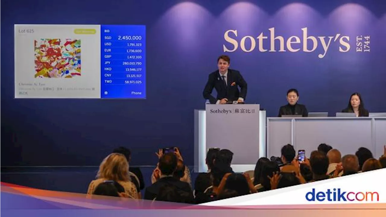 Lukisan Christine Ay Tjoe Pecahkan Rekor di Lelang Sotheby's Singapore