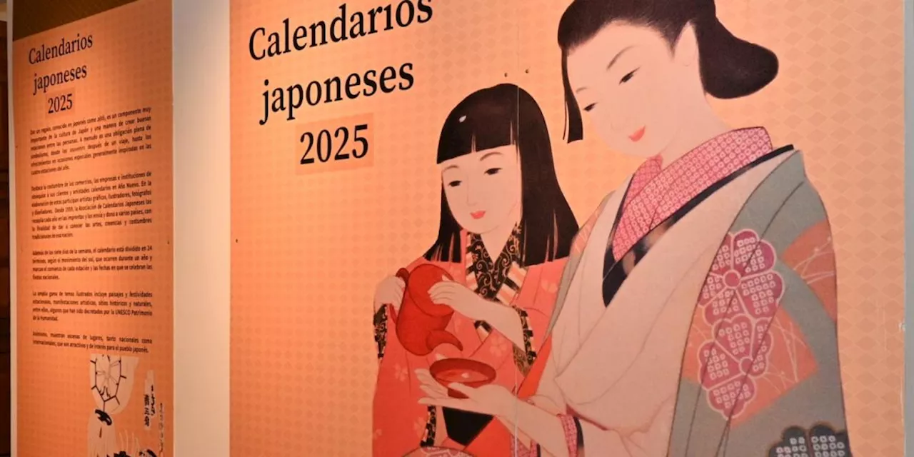 Inauguran la exposición Calendarios japoneses 2025 en el Museo Nacional de las Culturas del Mundo