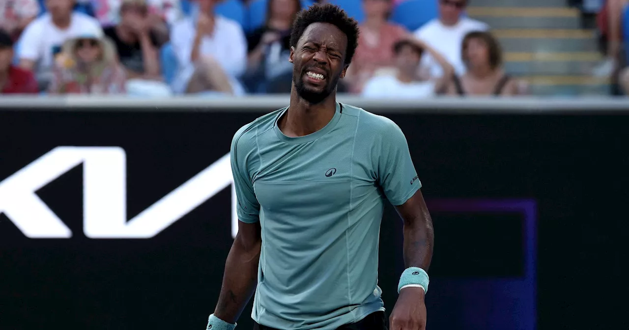 Fin d'aventure pour Gaël Monfils à l'Open d'Australie