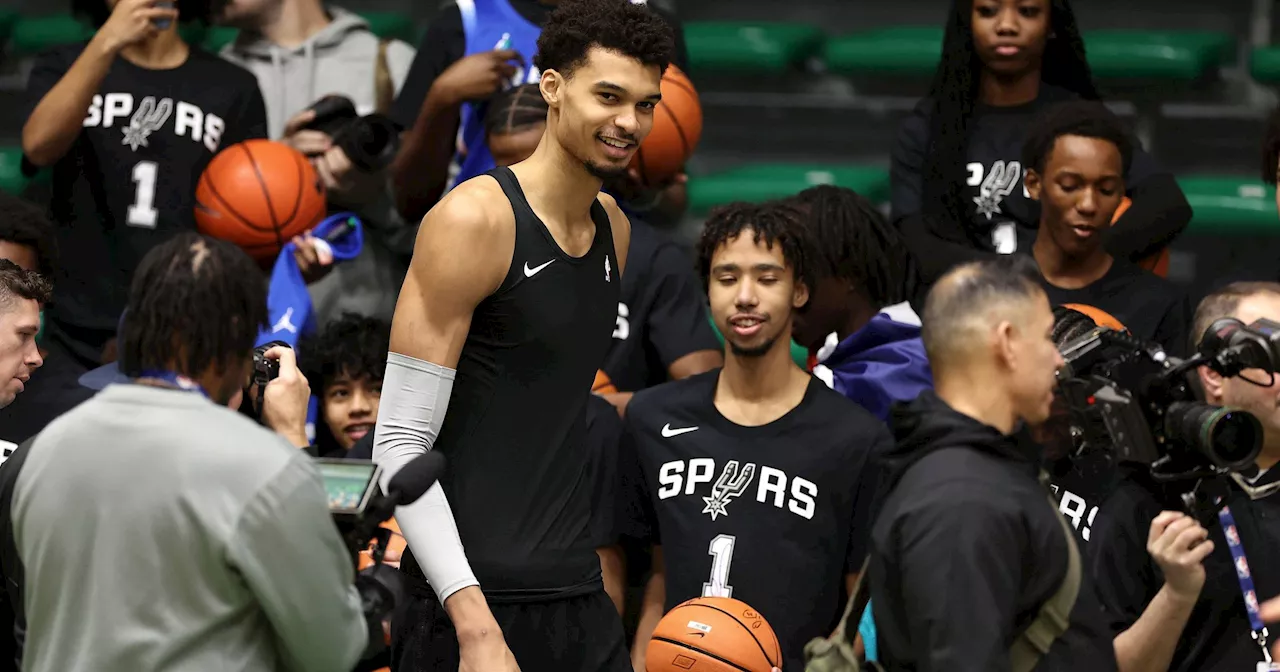 Victor Wembanyama et les Spurs s'entraînent à Nanterre avant le choc à Paris