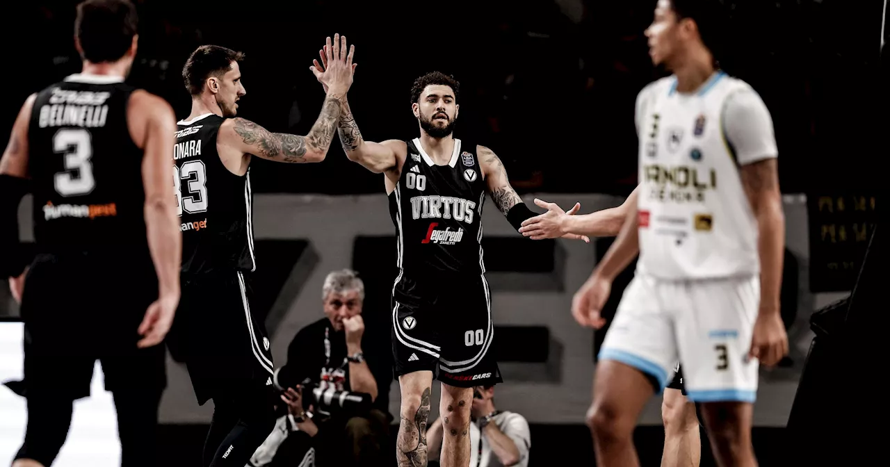 Virtus Bologna vince contro Cremona, in testa alla Serie A