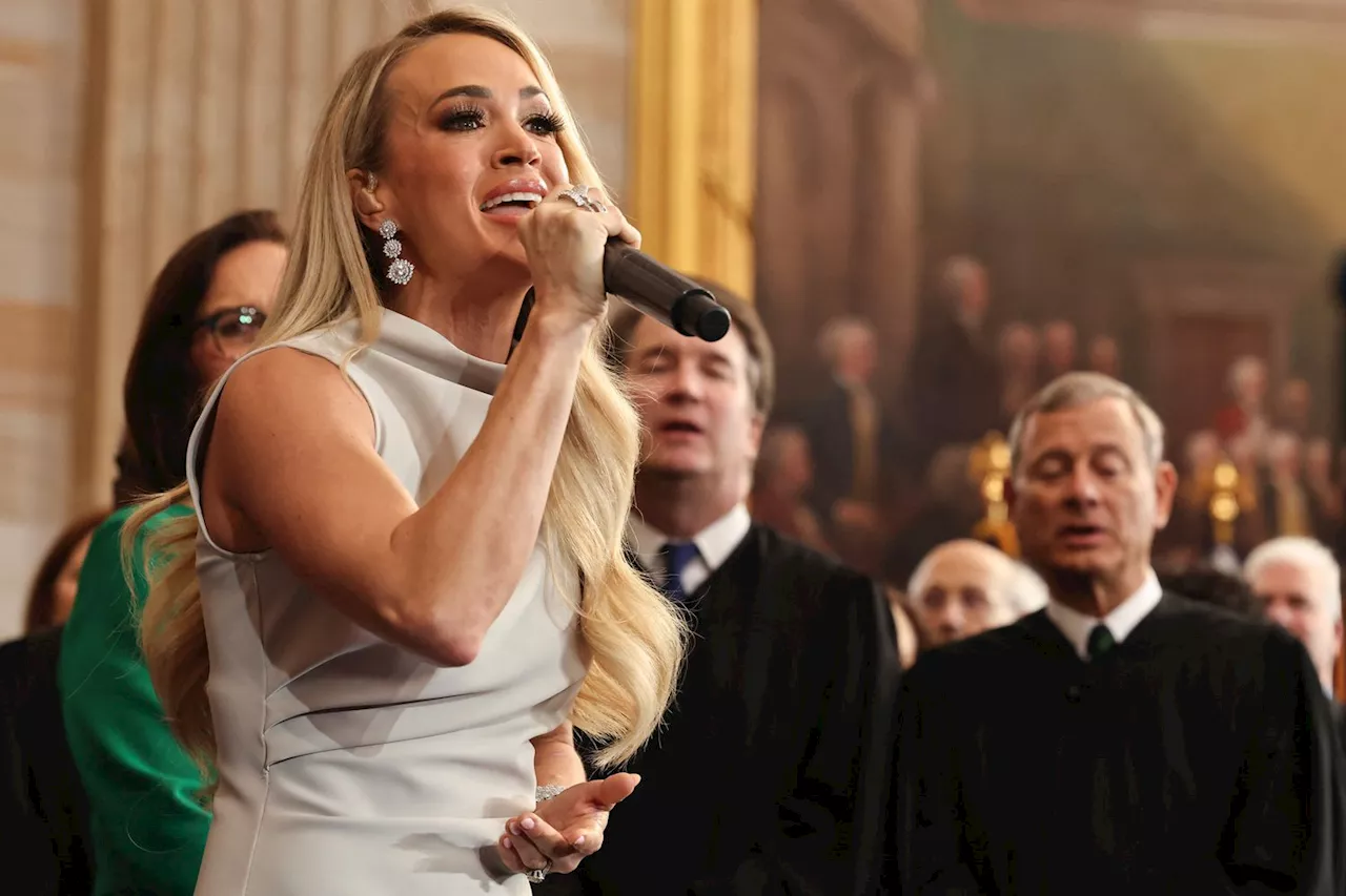 Carrie Underwood Performs at Trump's Inauguration