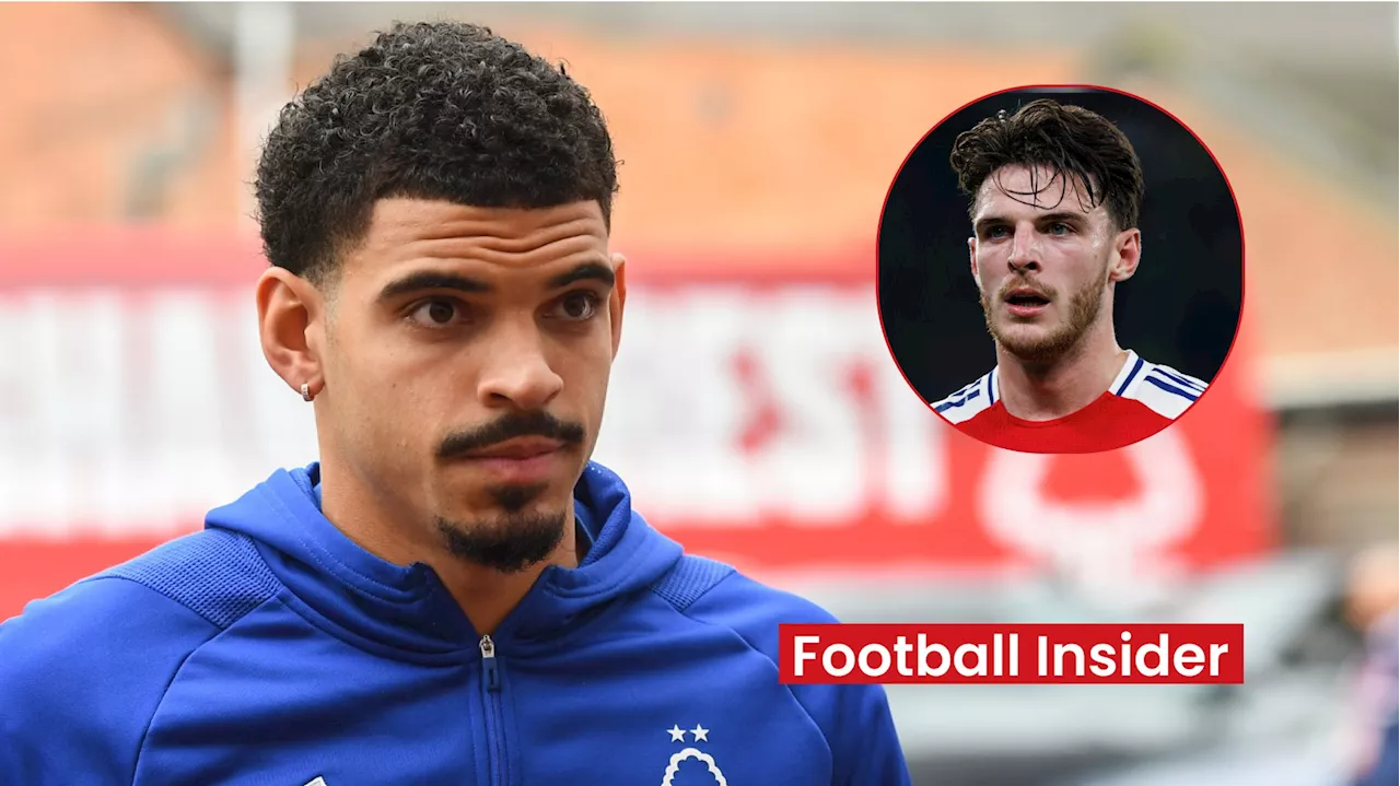 Arsenal star Declan Rice reacts to Morgan Gibbs-White message after Forest win