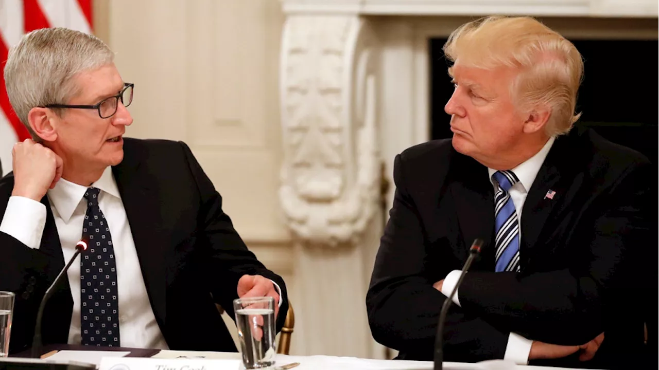 Trump Teases Massive Apple Investment After Meeting with CEO Tim Cook