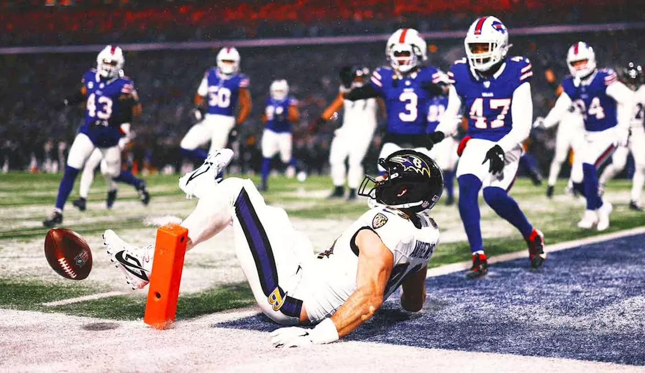 Lamar Jackson, John Harbaugh defend Mark Andrews after miscues in Ravens-Bills