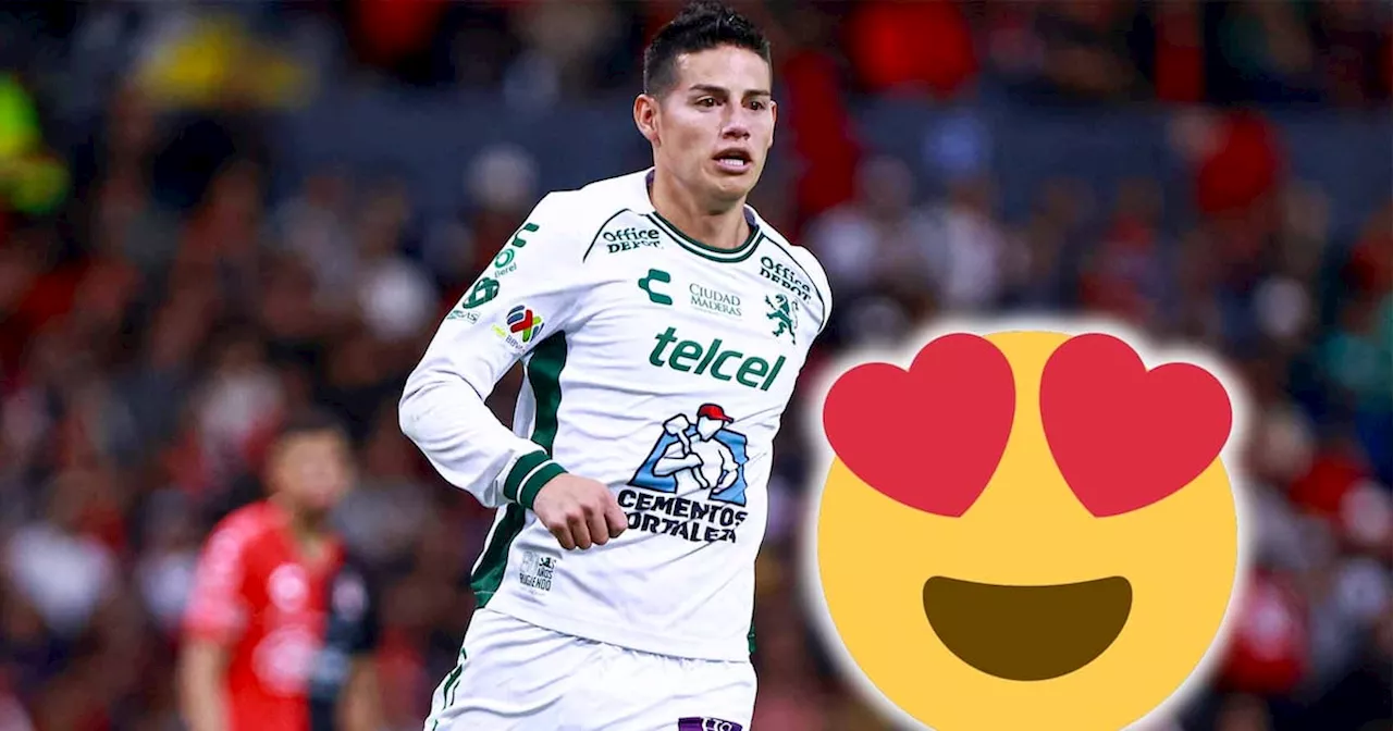 James Rodríguez ‘enamoró’ a rival del Atlas, que le dio abrazo cariñoso en la cadera (VIDEO)