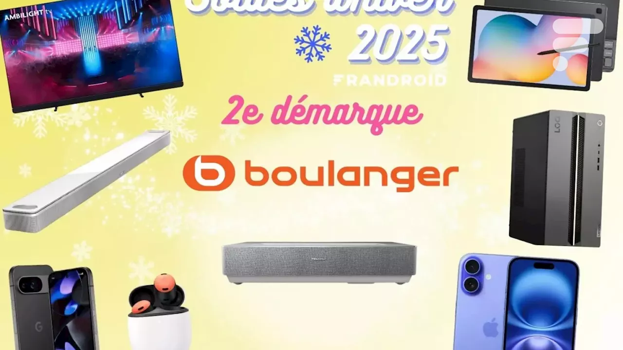 Meilleures offres Boulanger soldes d'hiver : PC, smartphones, écouteurs...