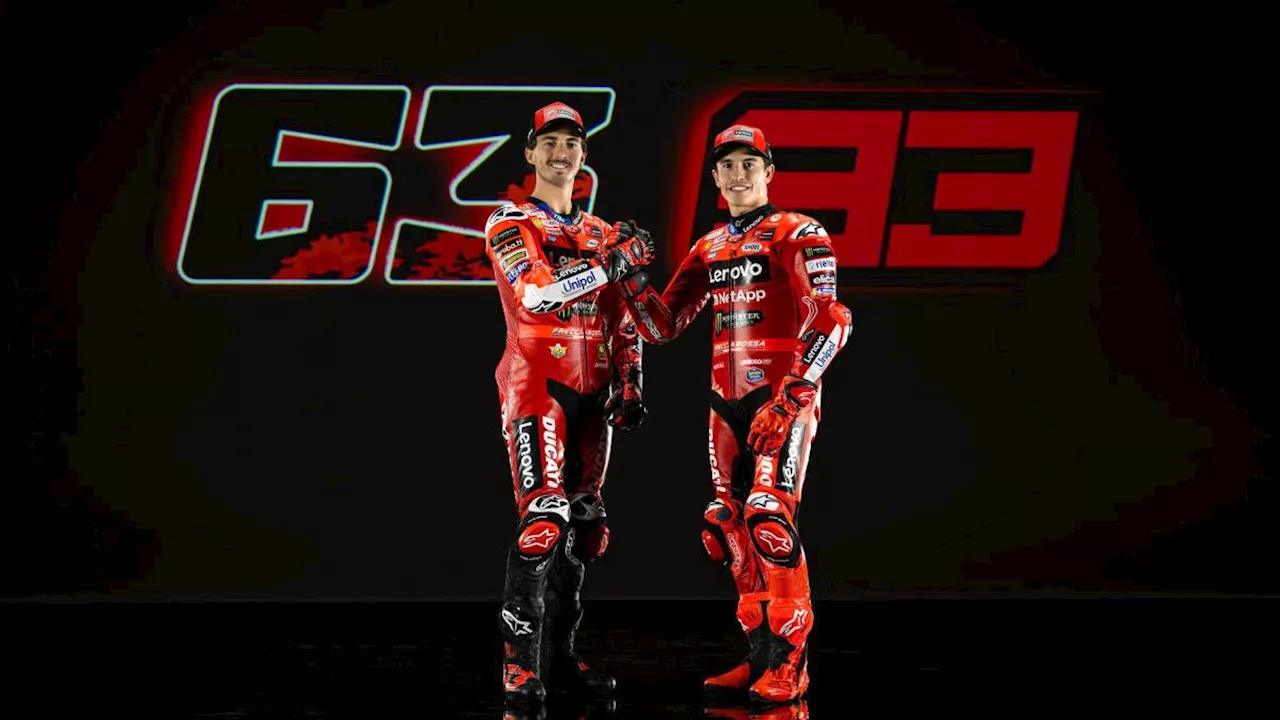 Dream Team Ducati. Bagnaia: 'Fame al top'. Marquez: 'Ducati, ho le farfalle nello stomaco'