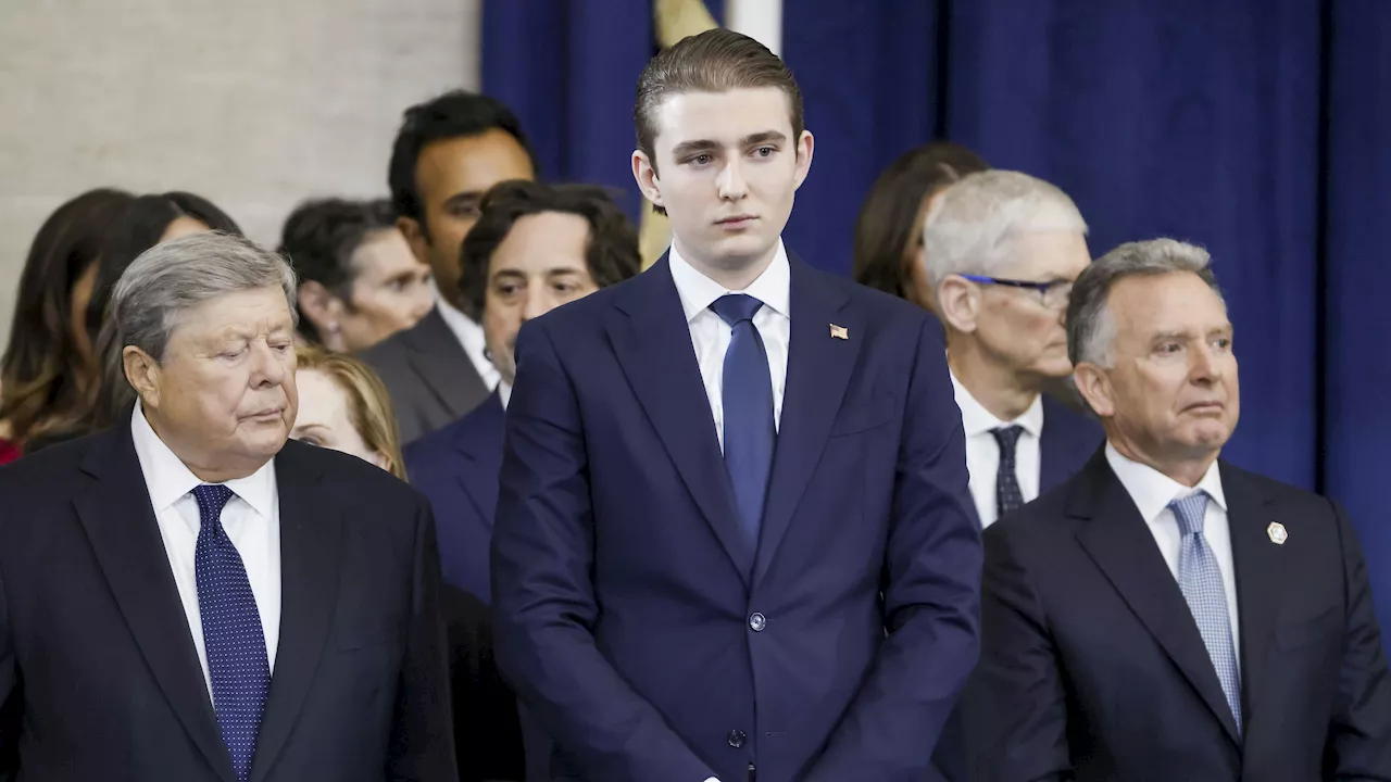 Barron Trump's Height Steals the Show at Inauguration