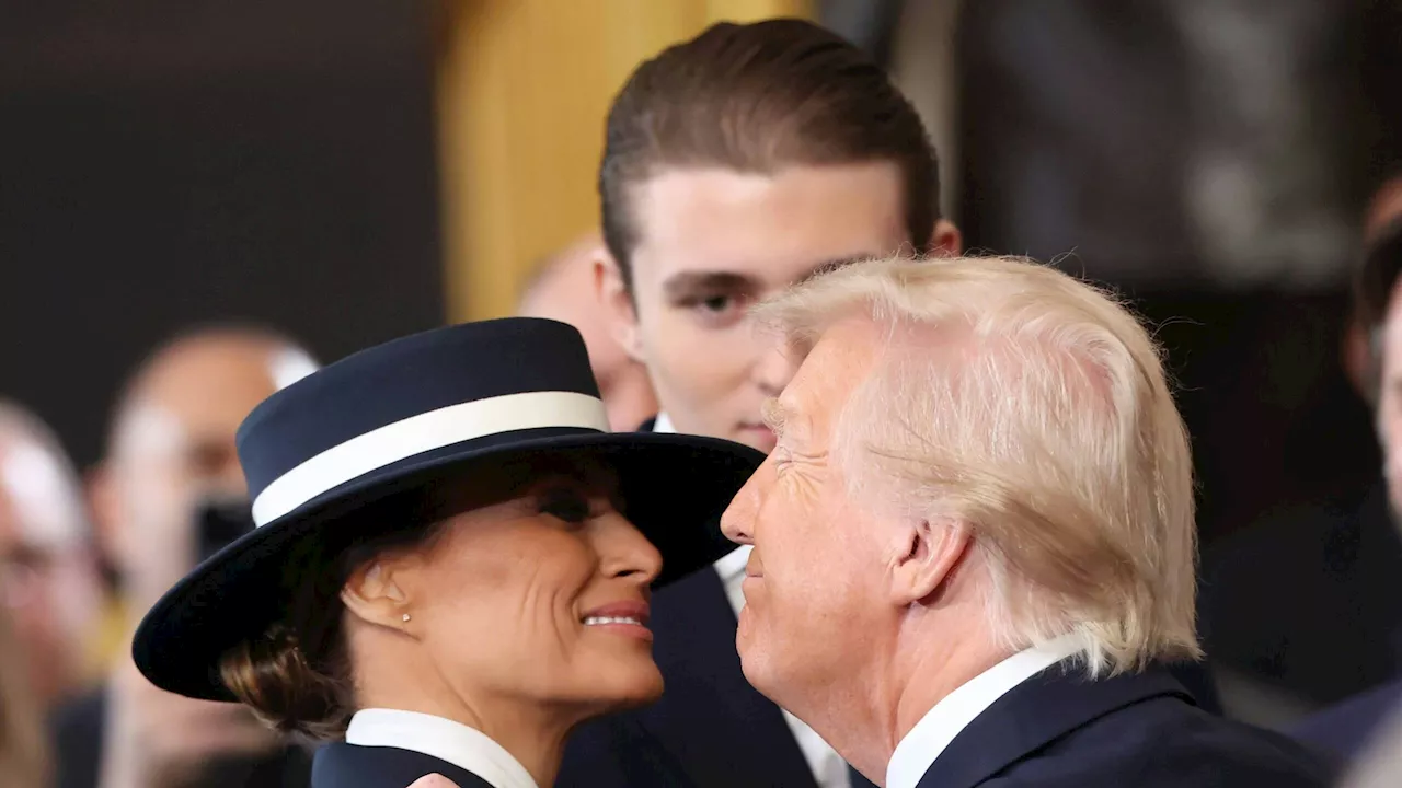 The Internet Is Obsessed With Melania And Donald Trump’s Awkward Inauguration Air Kiss