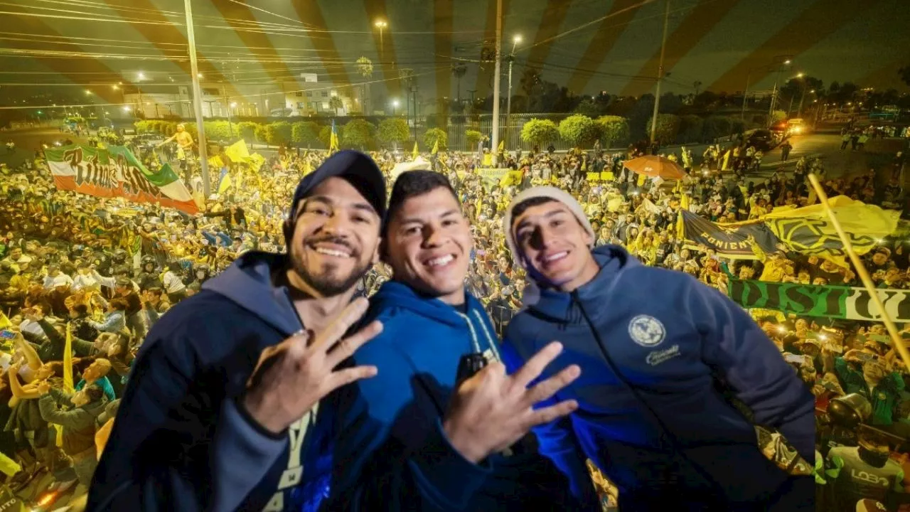 América celebra con miles de fans su tricampeonato de Liga MX