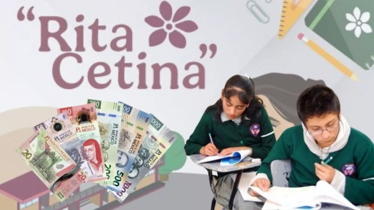 Beca Rita Cetina: fecha en que cae el pago de los $1,900 para estudiantes de secundaria