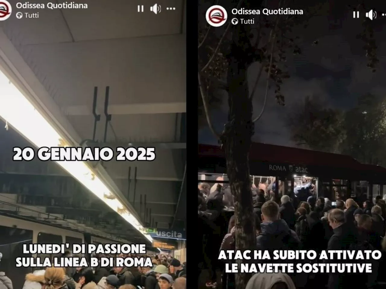 Odissea per i passeggeri della metro B/B1: tutto fermo per un problema elettrico