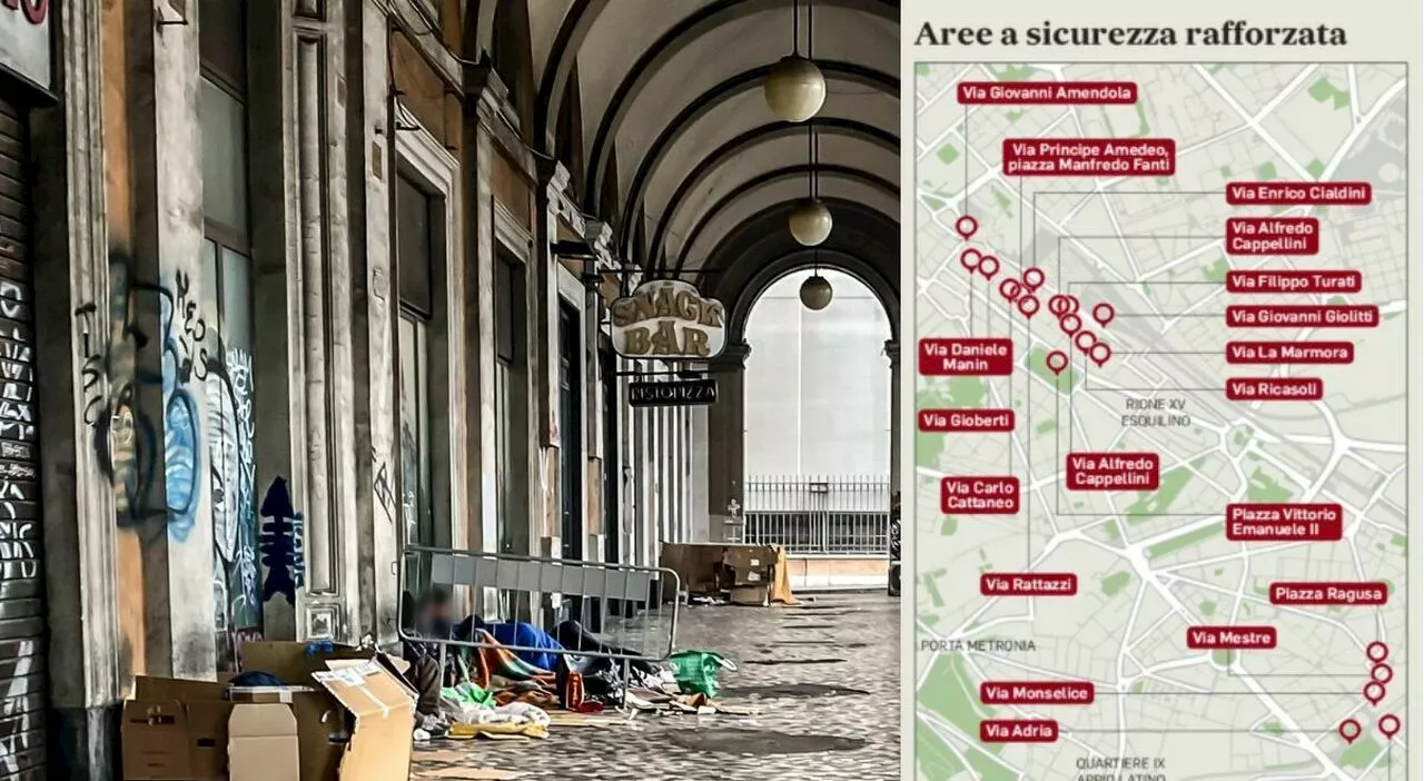 Roma, la mappa delle zone rosse: da Termini al Tuscolano. Cosa sono i controlli rafforzati