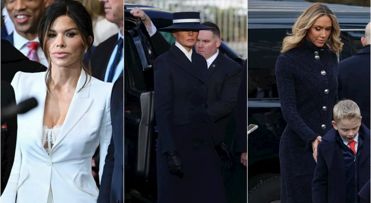 Trump, i look dell'inauguration day: Melania chic (ma un po' austera), Usha Vance outsider, Lara Trump che sti