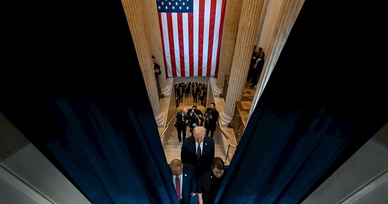 Trump inauguration: New US president promises a border crackdown