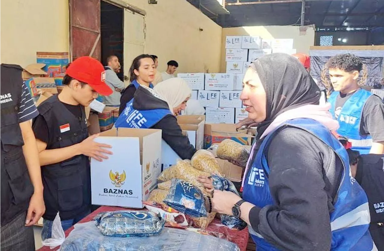 BAZNAS Salurkan 45.000 Paket Bantuan untuk Warga Palestina